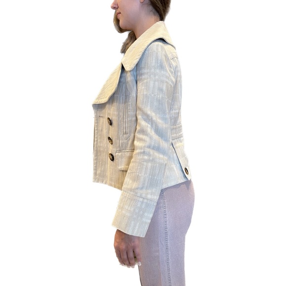 Burberry Totley Double Breasted Cropped Peacoat Jacket - Picture 5 of 16